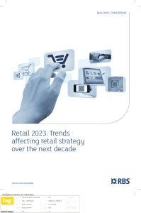 Retail 2023: Trends affecting retail strategy over the next decade
