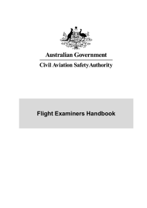 Flight Examiners Handbook - Civil Aviation Safety Authority