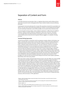 Separation of Content and Form