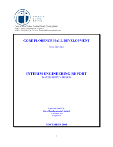 Appendix III - Engineering Report, Sewage Collection System