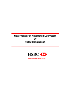 New Frontier of Automated LC system Of HSBC Bangladesh