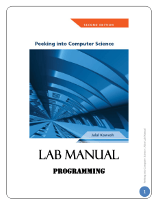 Alice Lab Manual