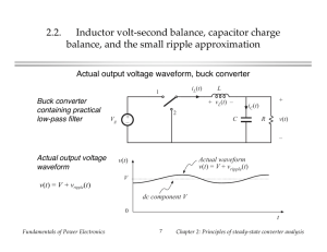 2.2. Inductor volt-second balance, capacitor charge balance, and the