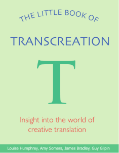 transcreation - Mother Tongue Writers