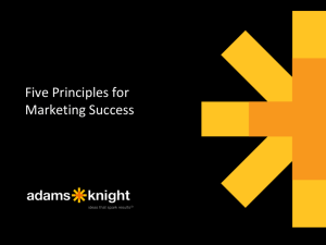 Five Principles for Marketing Success
