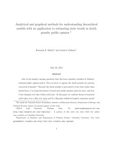 Analytical and graphical methods for understanding hierarchical