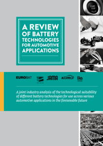 A joint industry analysis of the technological suitability of di erent