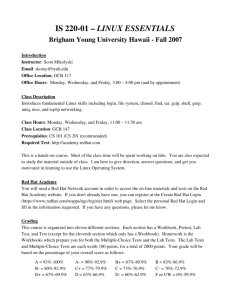 IS 22001а–аLINUX ESSENTIALS - Brigham Young University–Hawaii