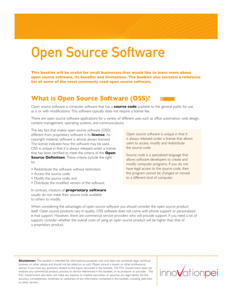 open-source-software-oss