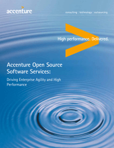 Accenture Open Source Software Services: