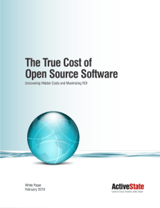 The True Cost of Open Source Software