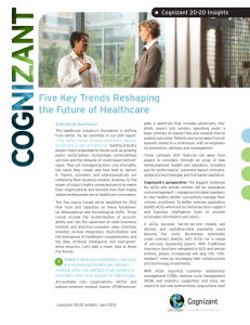 Five Key Trends Reshaping the Future of Healthcare