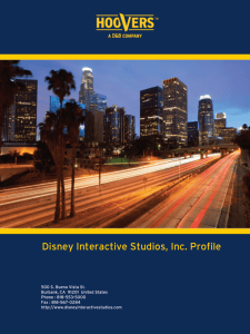 Disney Interactive Studios, Inc. Profile