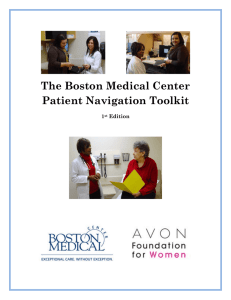 The Boston Medical Center Patient Navigation