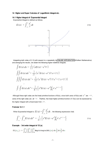 Higher and Super Calculus of Logarithmic Integral