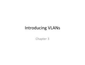 Introducing VLANs