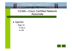 CCNA—Cisco Certified Network Associate