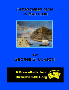 The Richest Man in Babylon