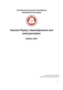 Syllabus for Physics Exams - Society for Vascular Technology of