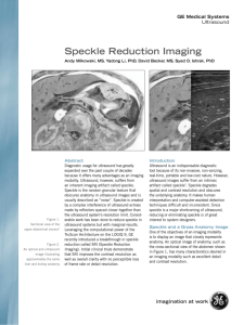 Speckle Reduction Imaging
