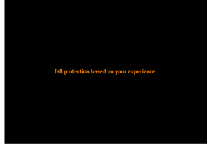 fall protection based on your experience