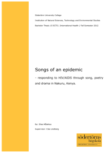 Songs of an epidemic