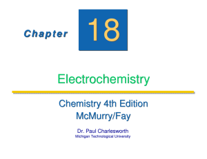 Electrochemistry - Michigan Technological University