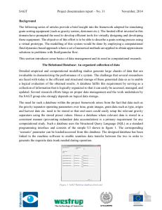 SAGT Project dissemination report – No. 31 November, 2014