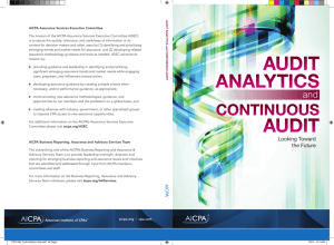 Audit Analytics Book Vodafone Case Study