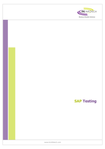 SAP Testing Pdf