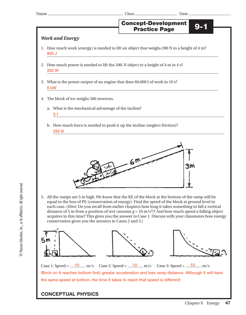 Conceptual Physics Free Fall Worksheet Answers Ameise Live