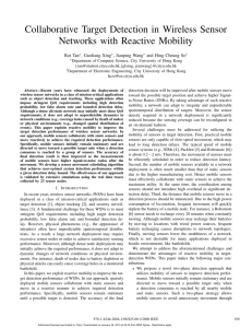 Collaborative Target Detection in Wireless Sensor Networks with