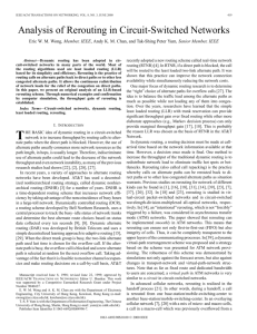 Analysis of rerouting in circuit-switched networks