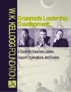 Grassroots Leadership Development