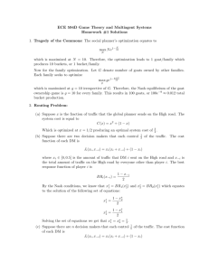ECE 594D Game Theory and Multiagent Systems Homework #1