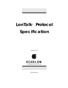 LonTalk Protocol Specification