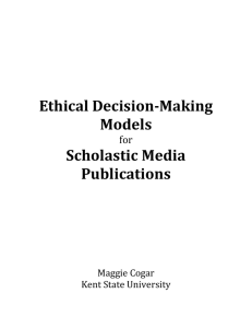 Ethical Decision-Making Models