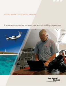 A worldwide connection between your aircraft and flight operations