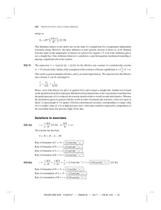 HW5 - solution to problems from Atkins