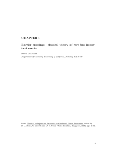 classical theory of rare but impor- tant events