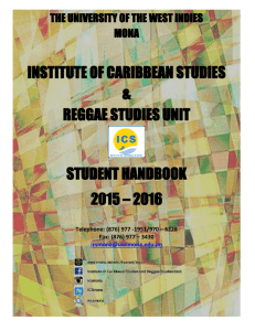 handbook - University of the West Indies