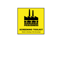 Screening toolkit - Farms Not Factories