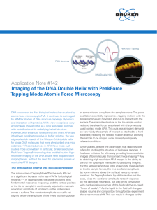Application Note #142 Imaging of the DNA Double Helix