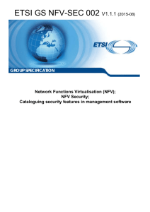 GS NFV-SEC 002 - V1.1.1