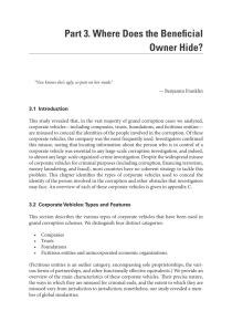 Part 3. Where Does the Beneficial Owner Hide?