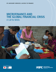 microfinance and the global financial crisis