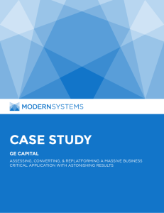 case study - Modern Systems