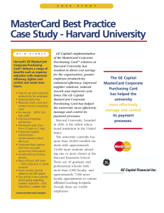 MasterCard Best Practice Case Study