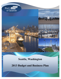 Seattle, Washington 2013 Budget and Business Plan