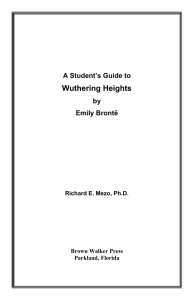 A Student's Guide to Wuthering Heights by Emily